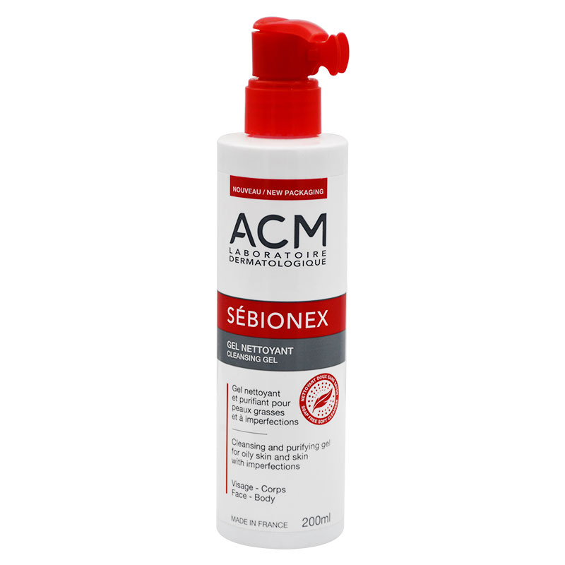 Acm Sebionex Foam Purifying Cleanser Gel Face/Body 200ml