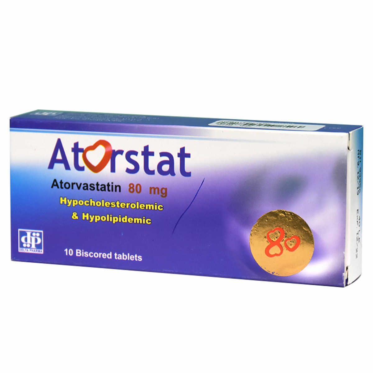 Atorstat 80mg 10 Tablets