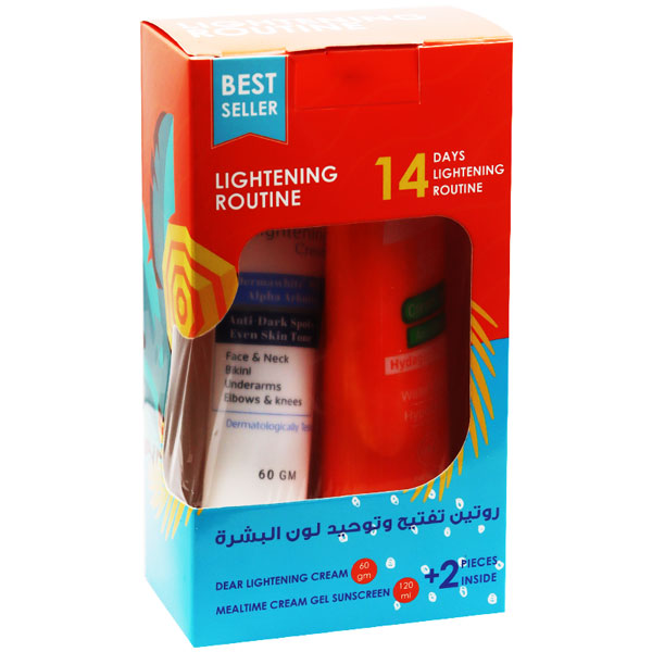 Melatime (50+) Cream gel 120ml+ Dear Lightening Cream 60ml (Offer Pack)