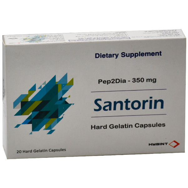 Santorin 350mg 20 Hard Gelatin Capsules