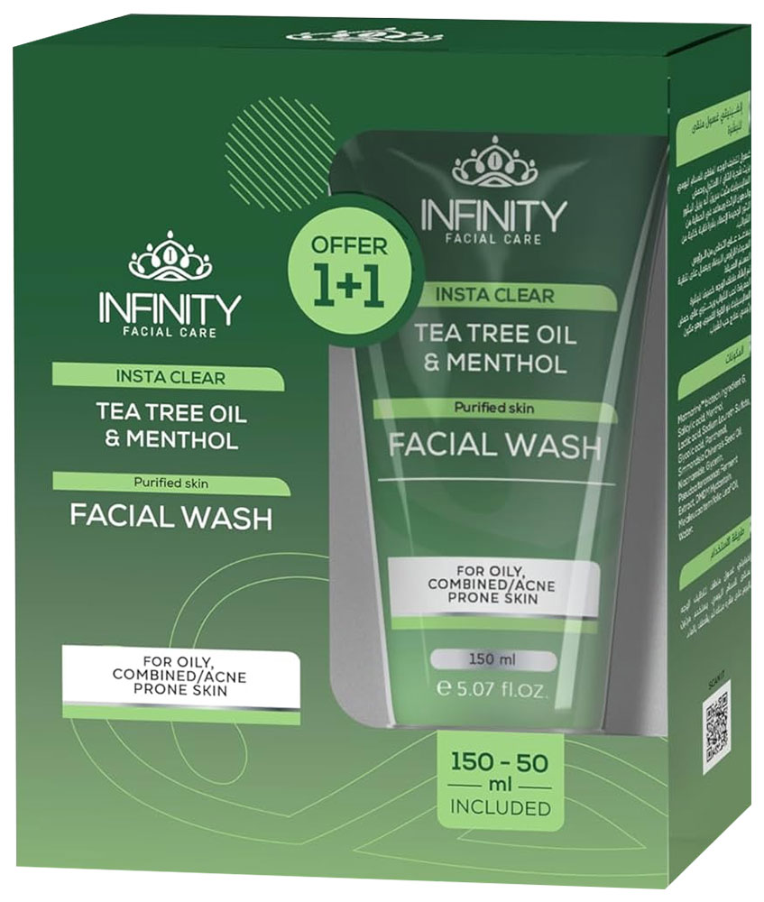 Infinity Insta Clear Facial Wash (150ml + 50ml) (Offer Pack)