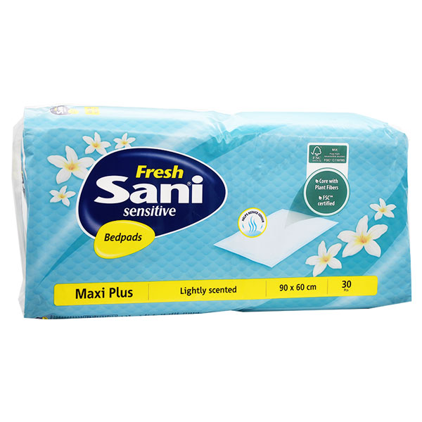 Sani Sensitive Fresh Bed pads Maxi (90x60cm) 30 pieces