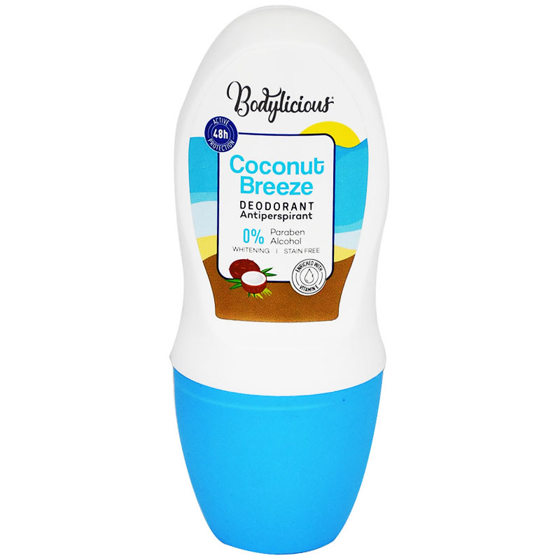 Bodylicious Coconut Breeze Deodorant Roll On For Women 50ml