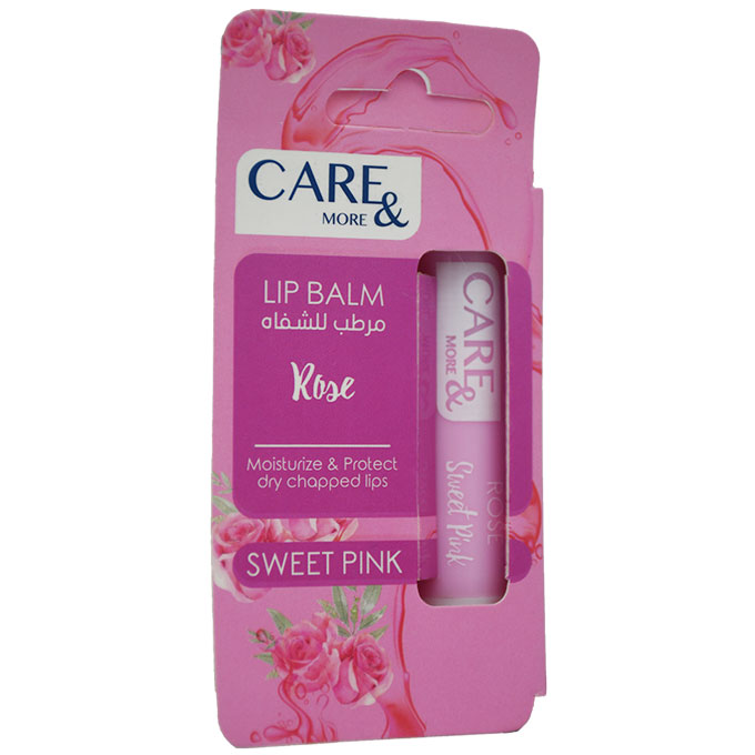Care&More Lip Balm Rose 4gm