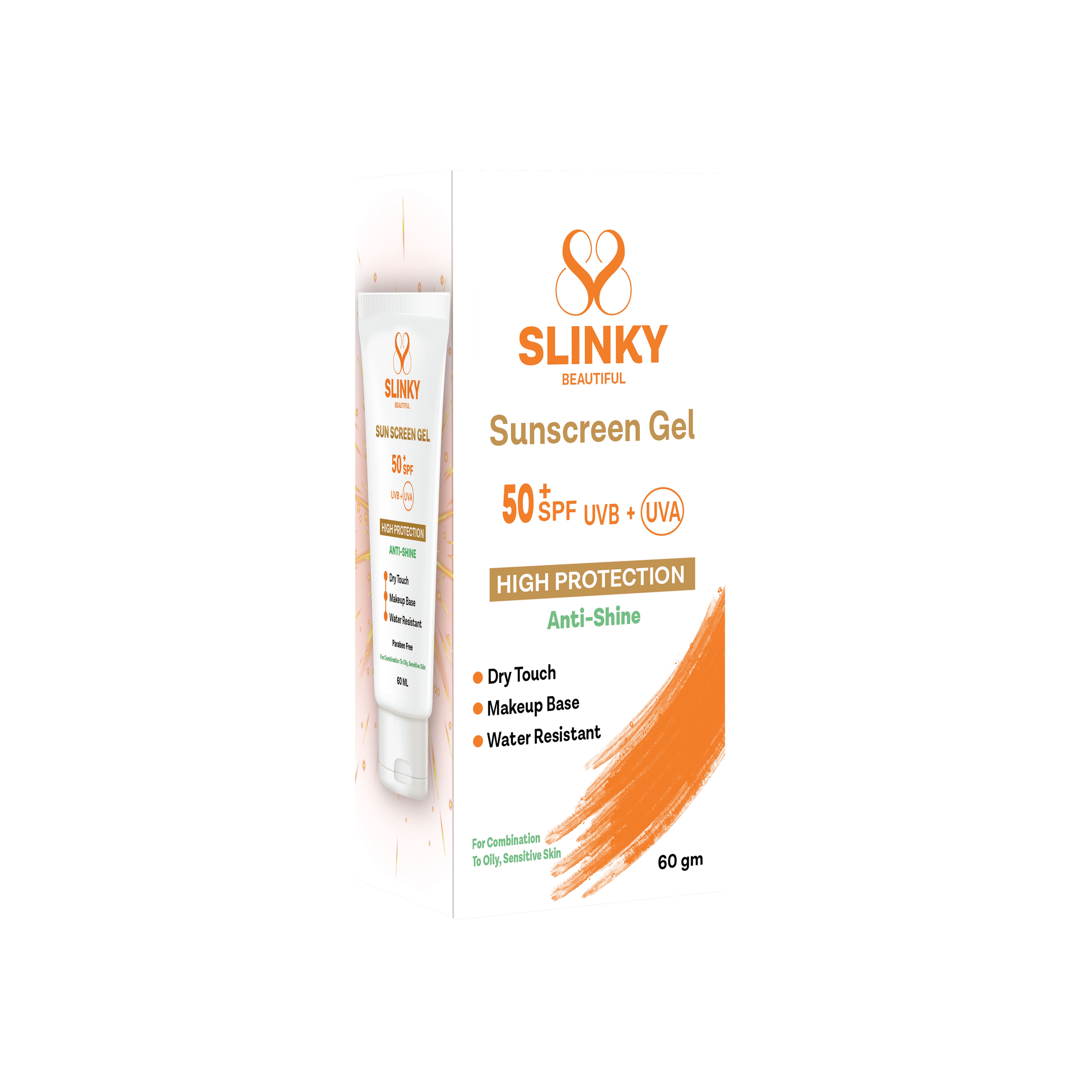 Slinky Sun Screen SPF (50+) High Protection Gel 60ml