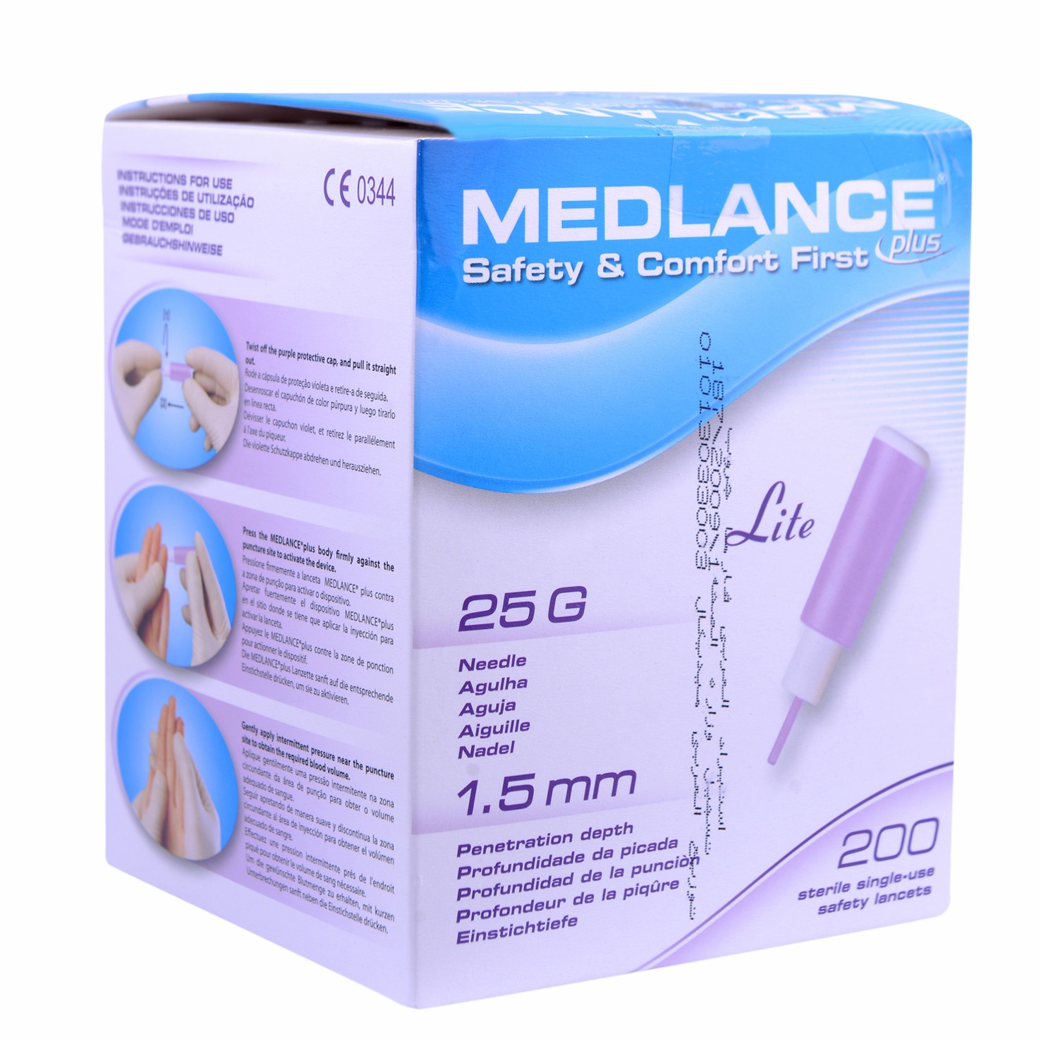 Lancets Medlance Plus 200Lancets