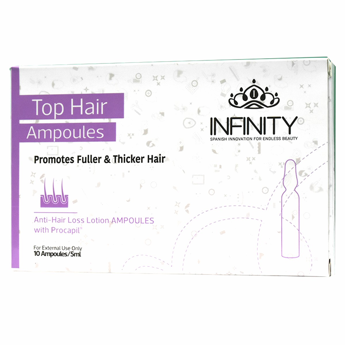 Top Hair Anti Hair Loss Lotion Ampoules 10X5ml