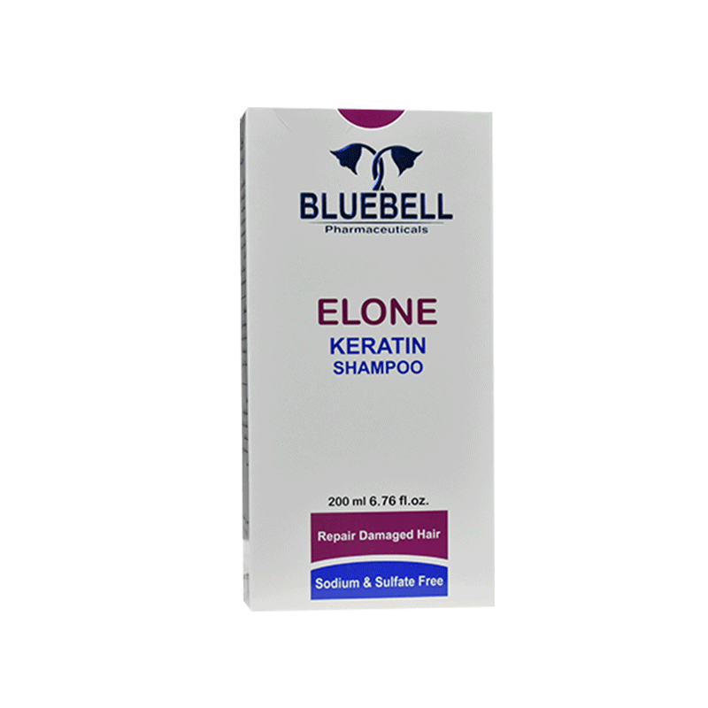 Elone Keratin Shampoo Repair Damaged Hair 200ml