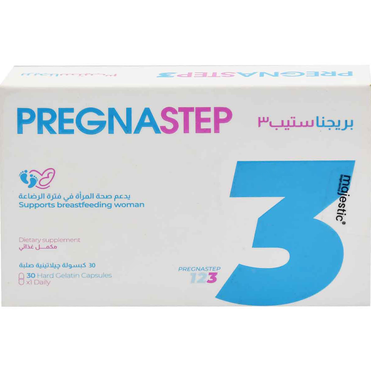 Pregnastep (3) 30 Hard Gelatin Capsules