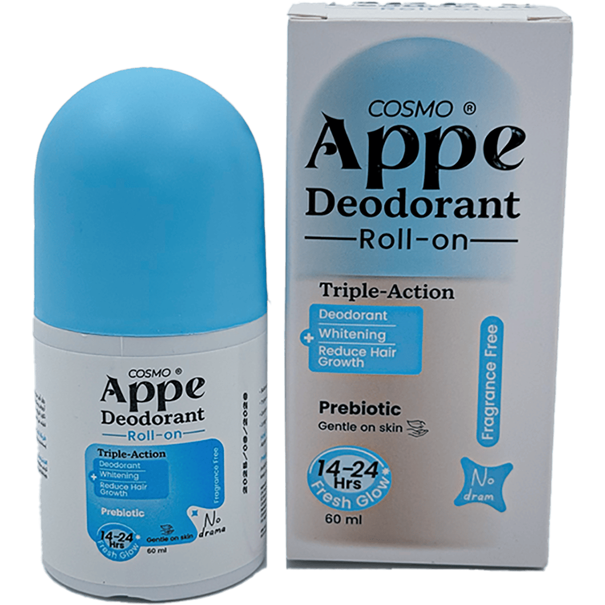 Cosmo Appe Fragrance Free Deodorant Roll On For Women 60 ml