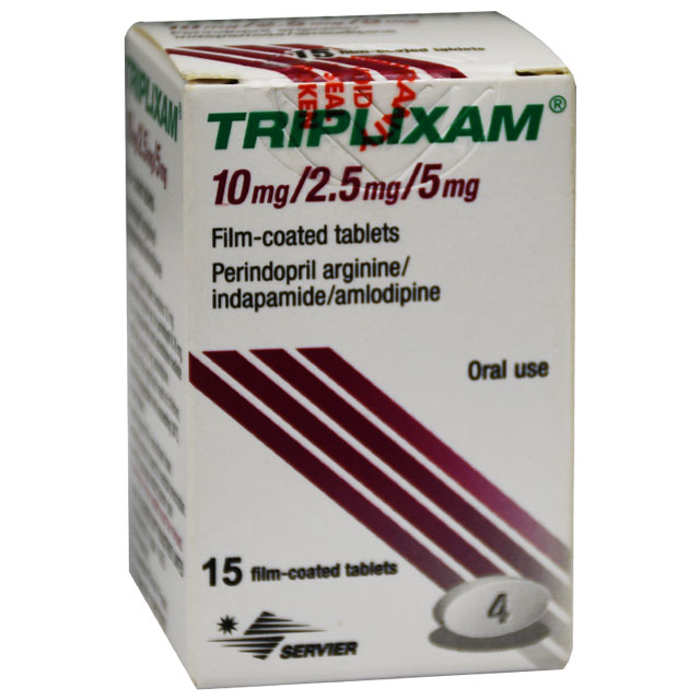 Triplixam 10mg/2.5mg/5mg 15 Film Coated Tablets