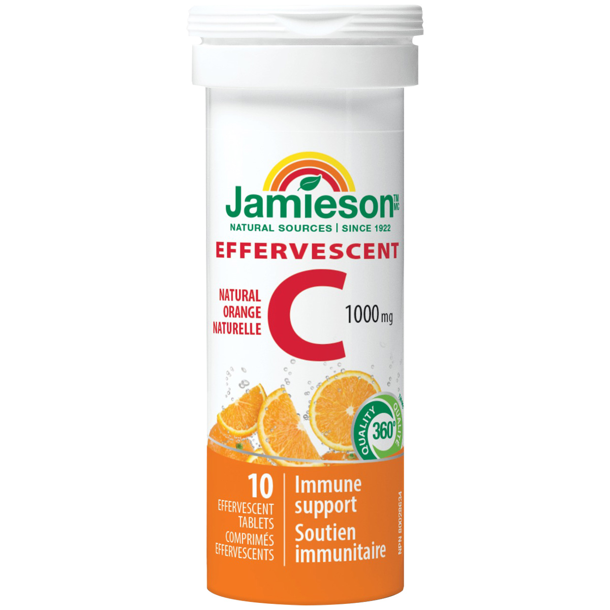 Jamieson Vitamin C 1000 mg 10 Effervescent Tablets
