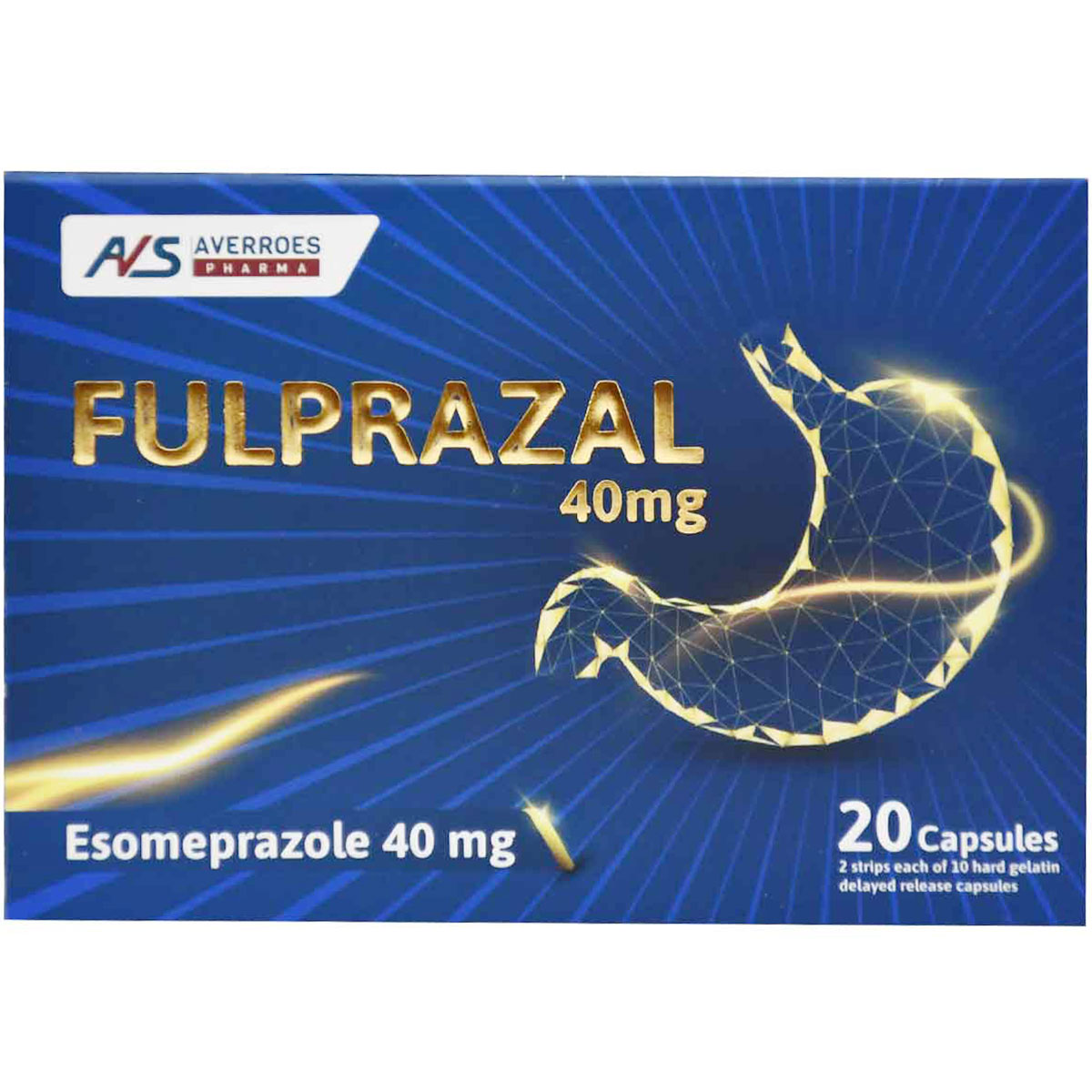 Fulprazal 40mg 20 Hard Gelatin Capsules