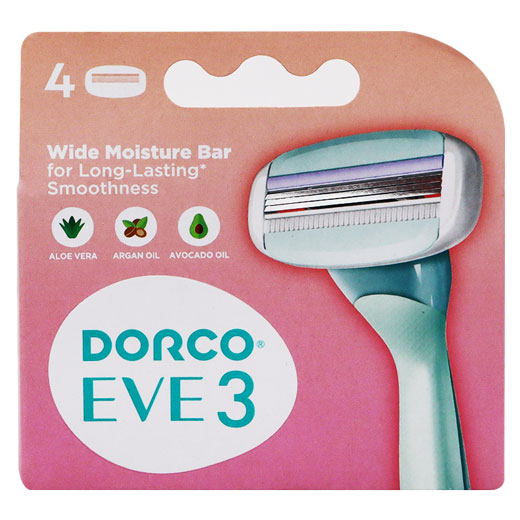 Dorco Eve 3 Blades - 4 Pieces