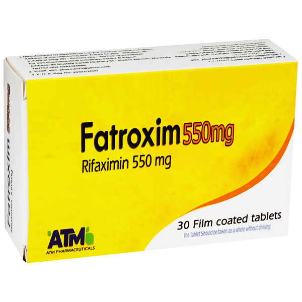 Fatroxim 550mg 30 Film Coated Tablets