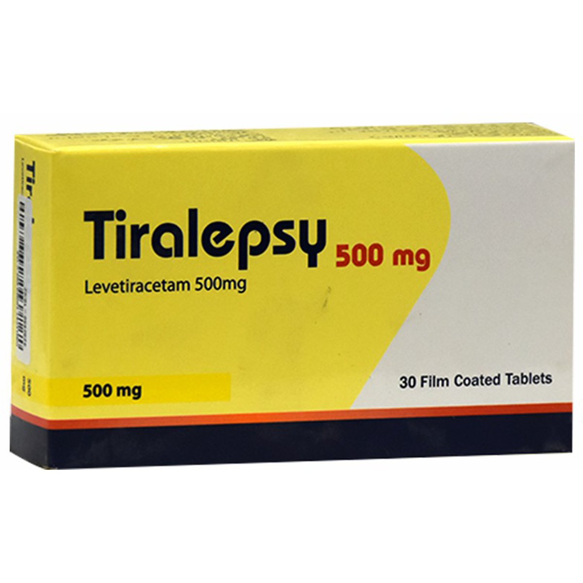 Tiralepsy 1000mg 20 Scored Film Coated Tablets