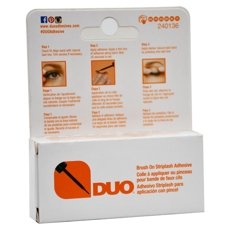 Duo Brush On Striplash Adhesive Dark Tone