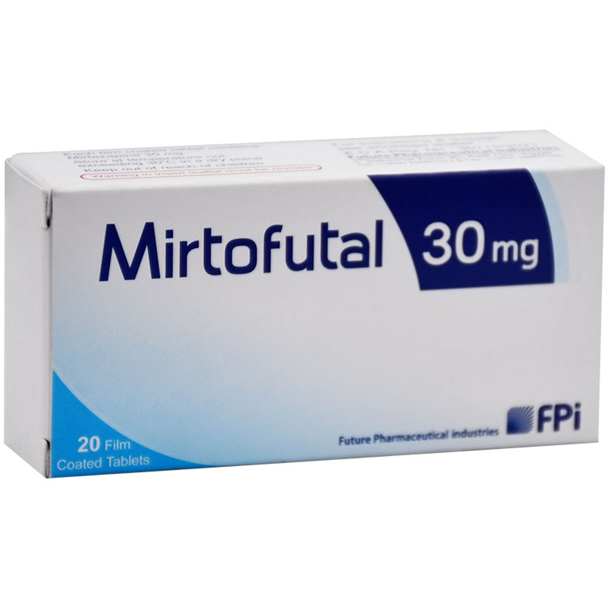 Mirtofutal 30mg 20 Film Coated Tablet