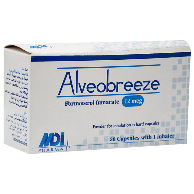 Alveobreeze 12&micro; 30 Capsule+1 Inhaler
