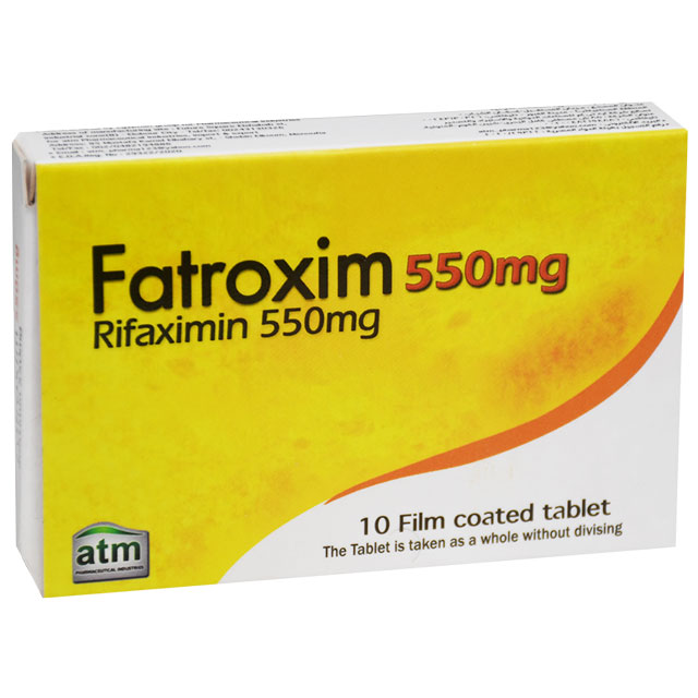 Fatroxim 550mg 10 Film Coated Tablet
