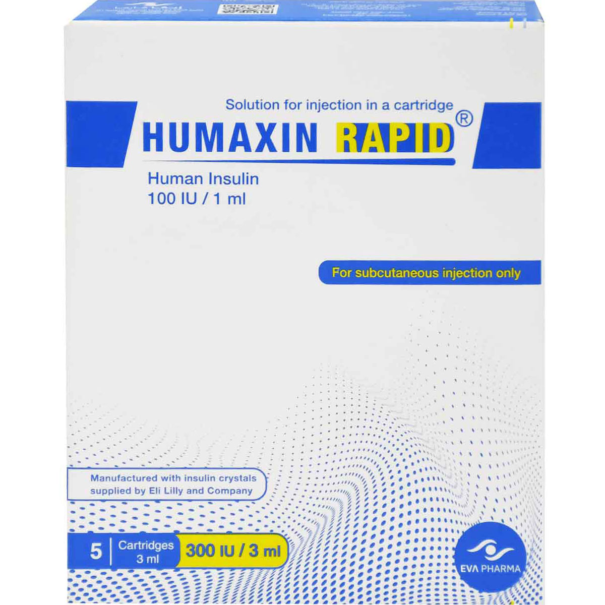 Humaxin Rapid 300 IU/3 ml 5 Cartridges (Refregirated)