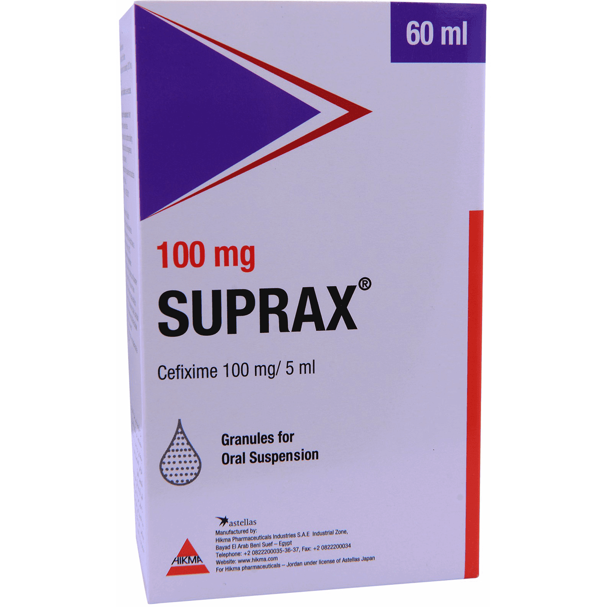 Suprax 100mg (60ml) Suspension