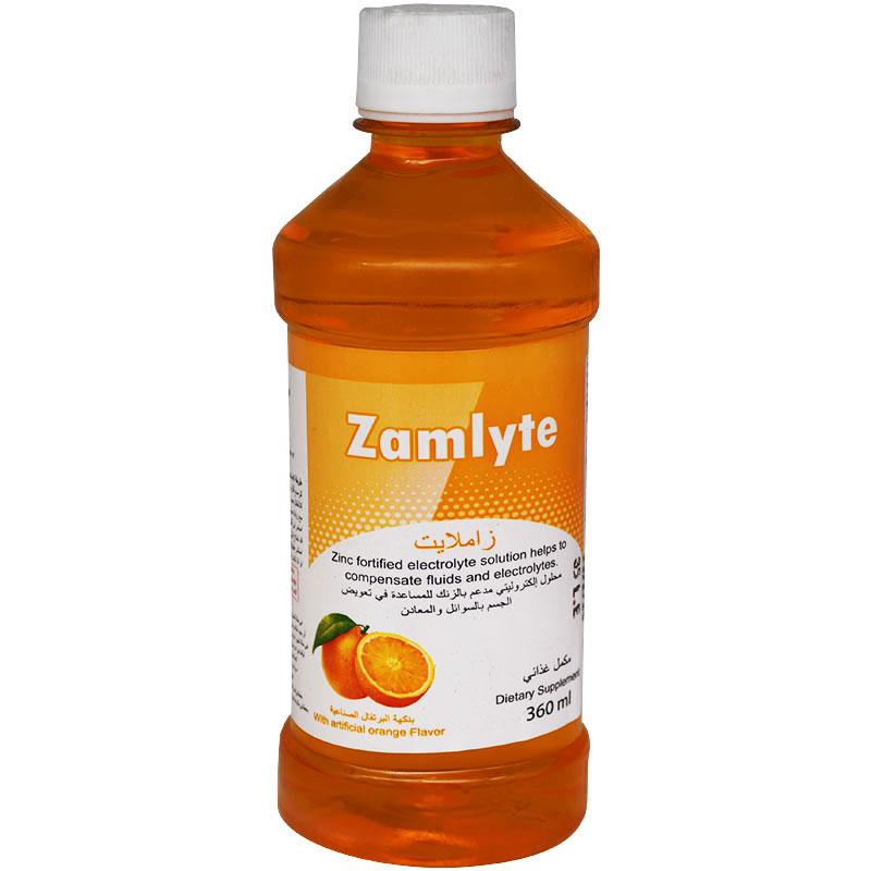 Zamlyte (0-1 year) Orange Flavor Syrup 360ml