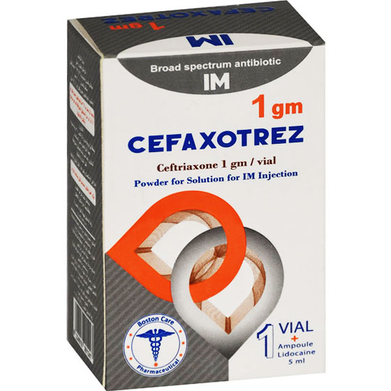 Cefaxotrez 1gm IM 1 Vial