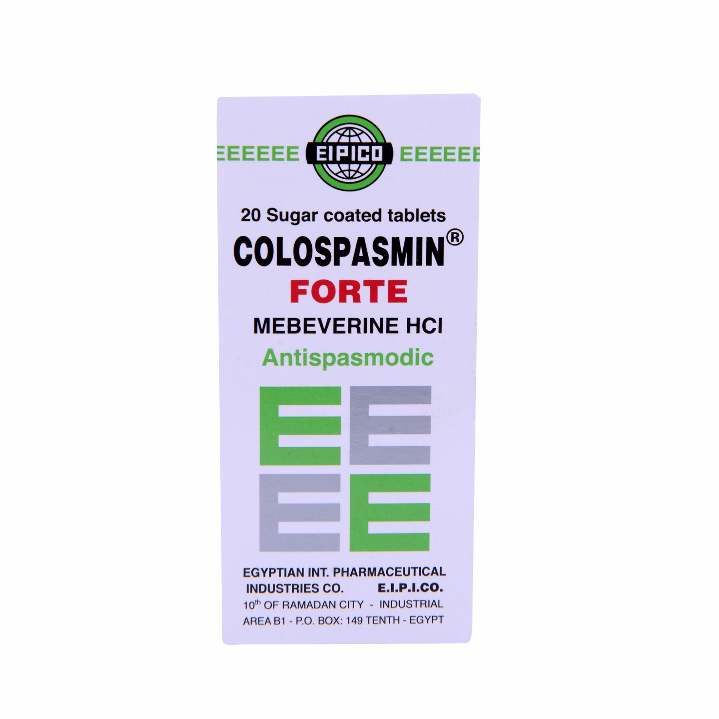 Colospasmine Forte 20 Tablets
