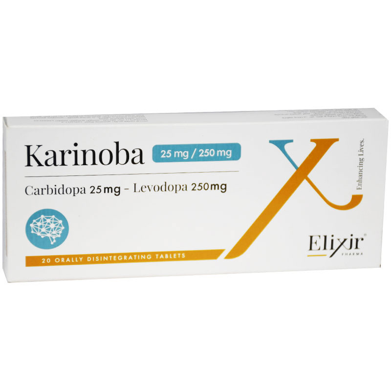 Karinoba 25mg/250mg 20 Oral Disintegrating Tablets