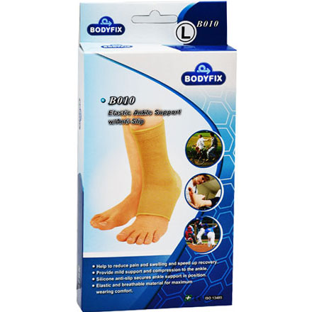 Bodyfix Elastic Ankle Support with Anti Slip (Large)/B010