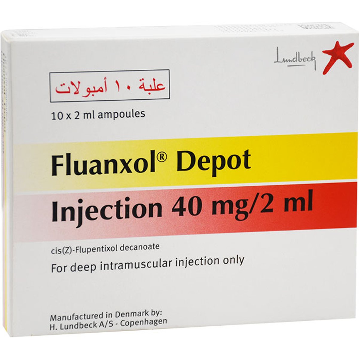 Fluanxol Depot 40mg/2ml 10 Ampoules