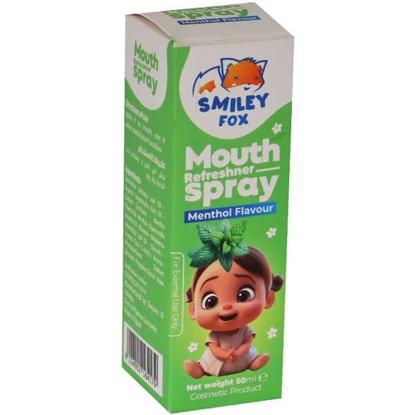 Smiley Fox Mouth Refreshing Spray With Menthol 50ml