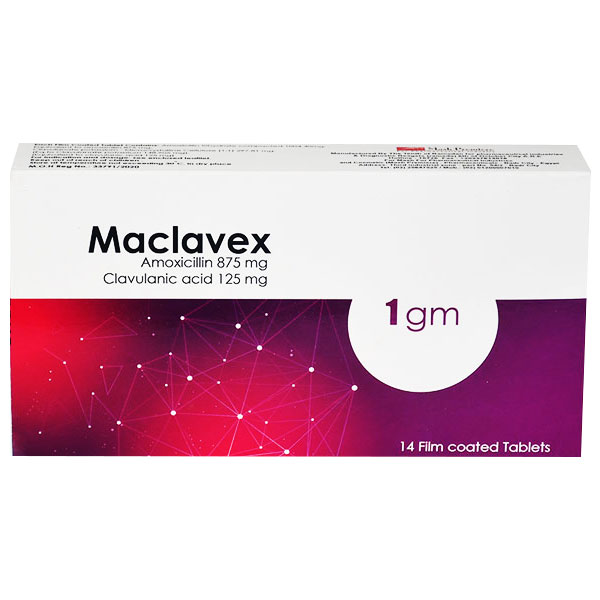 Maclavex 1Gm 14 Film Coated Tablets