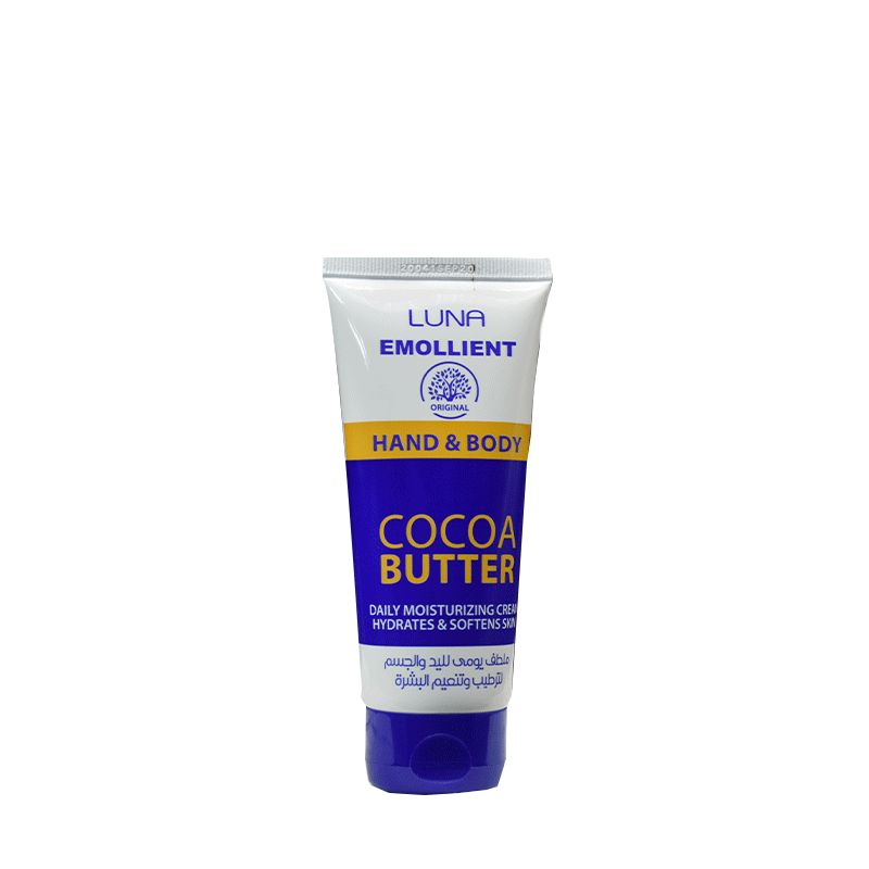 Luna Emollient Hand & Body Cocoa Butter Cream 75gm