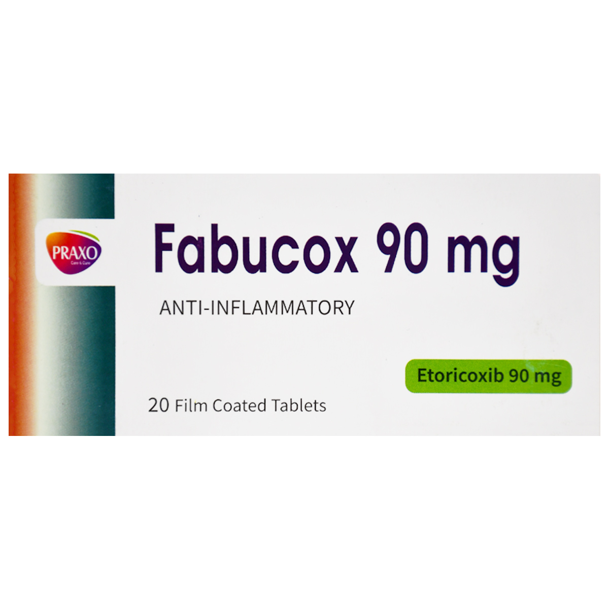 Fabucox 90 mg 20 Film Coated Tablets