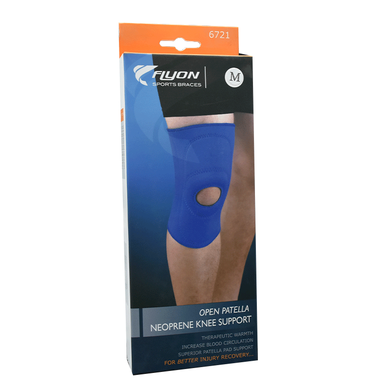 Flyon Neoprene Open Knee Support (Medium) 6721