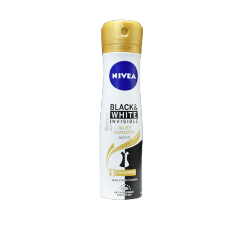 Nivea Black & White Invisible Silky Smooth Deodorant for Women 150ml