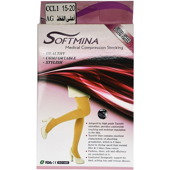 Softmina 6004 Thigh Silicone Band Ccl1 AG ( Medium ) Black