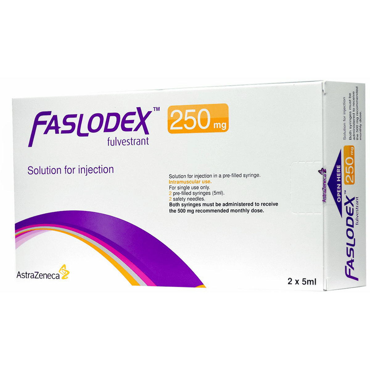 Faslodex 250mg/5ml Intramascular 2 Prefilled Syringe (Refrigerated)