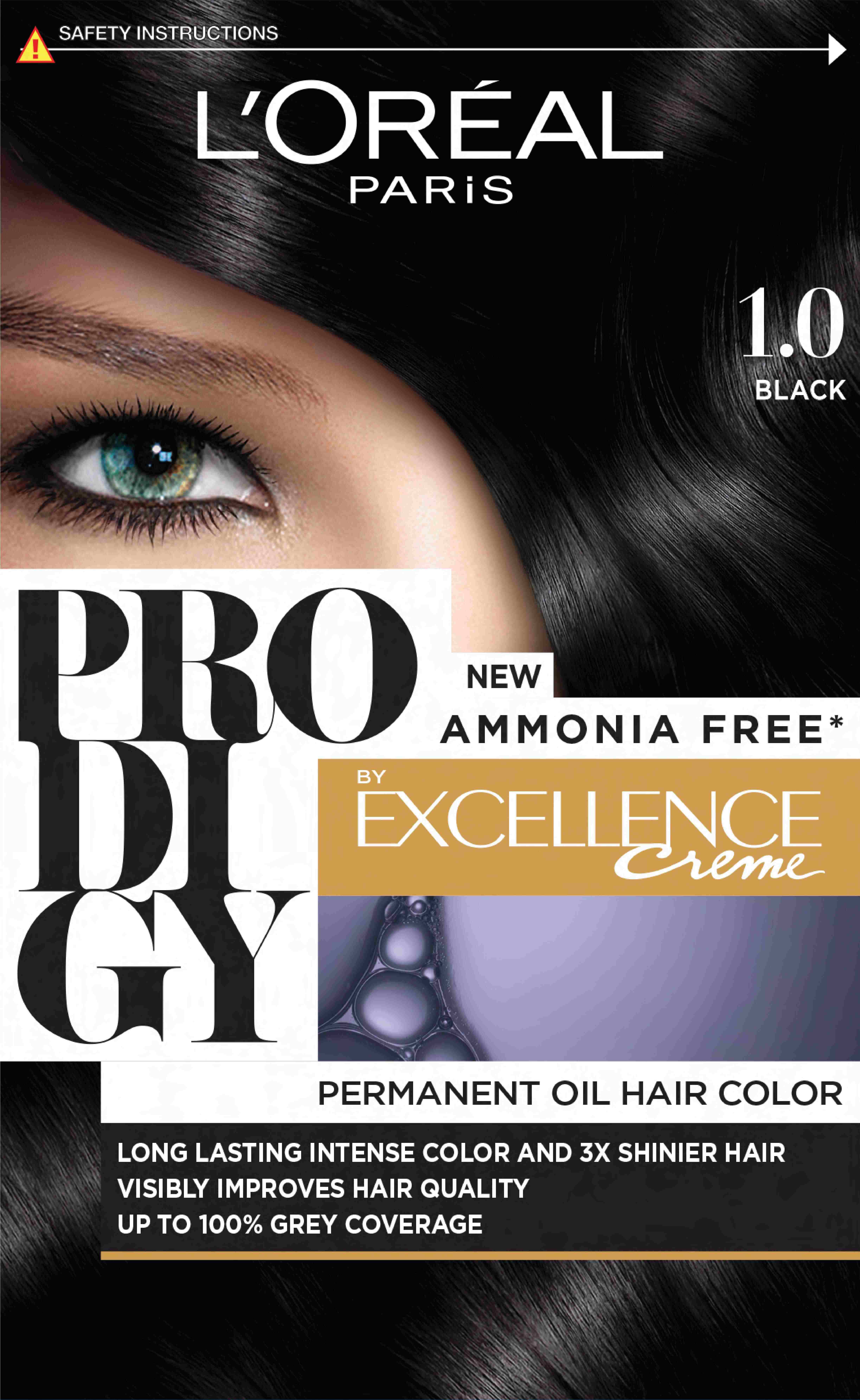 Loreal Prodigy Hair Color/1.0 Black