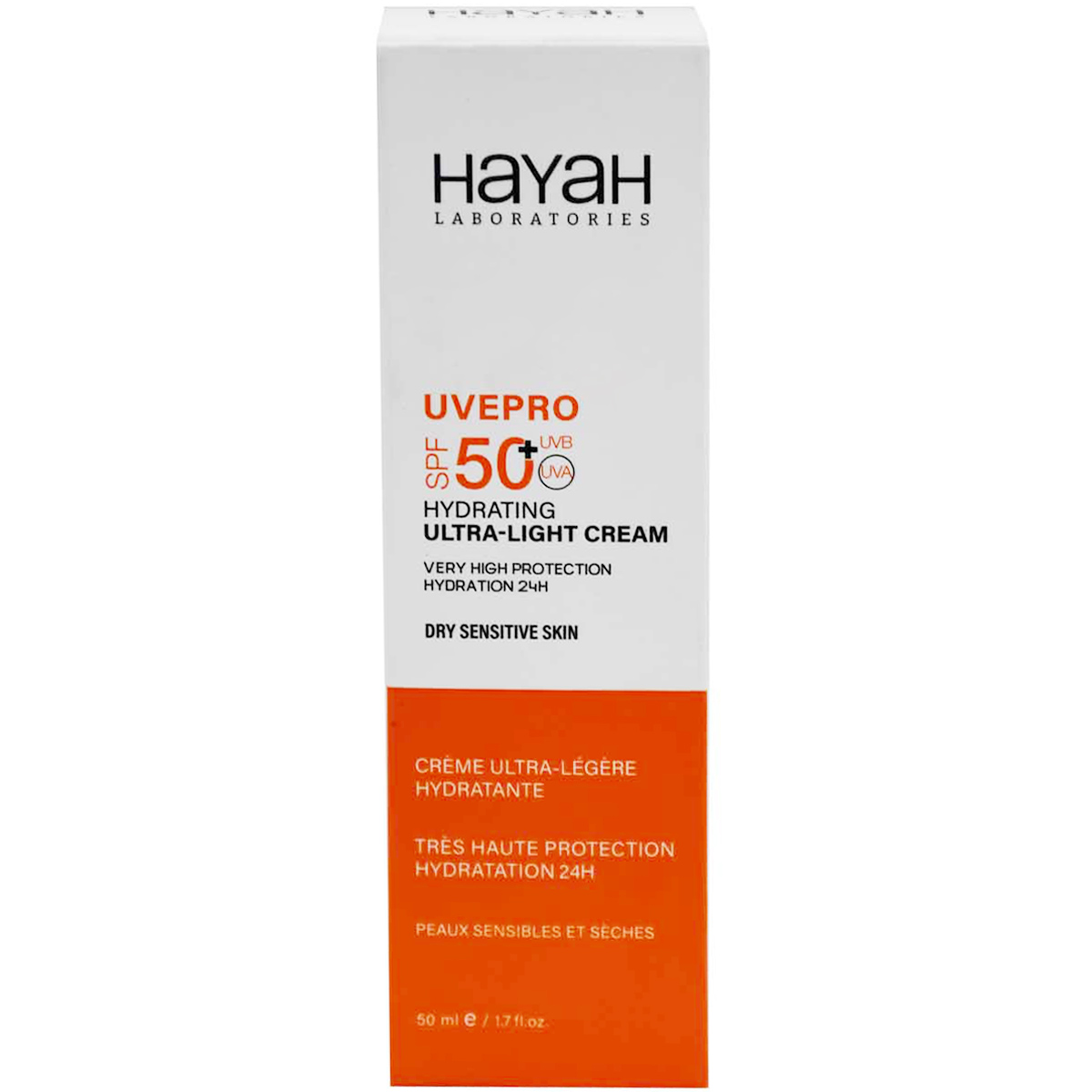 Hayah Uvepro SPF(50+) Hydrating Ultra Light Cream 50 ml