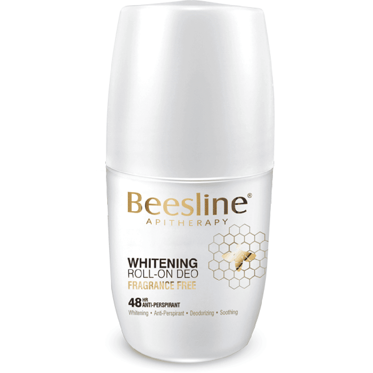 Beesline Fragrance Free Whitening Roll On Deodorant 50ml