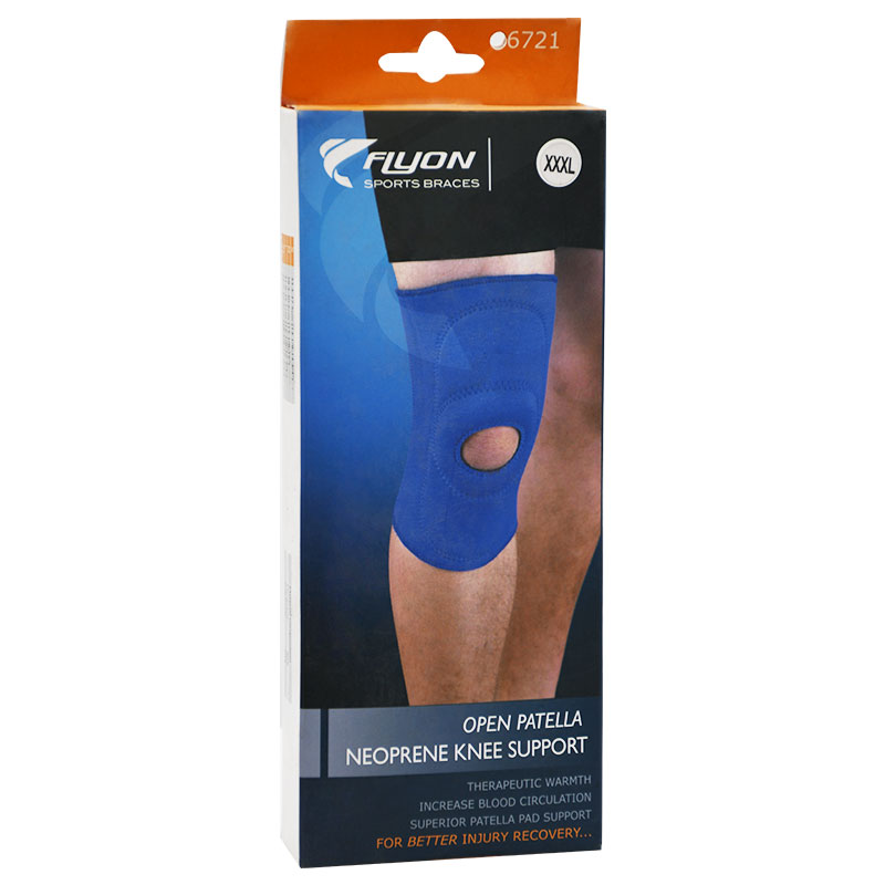 Flyon Neoprene Open Knee Support (3X-Large) 6721