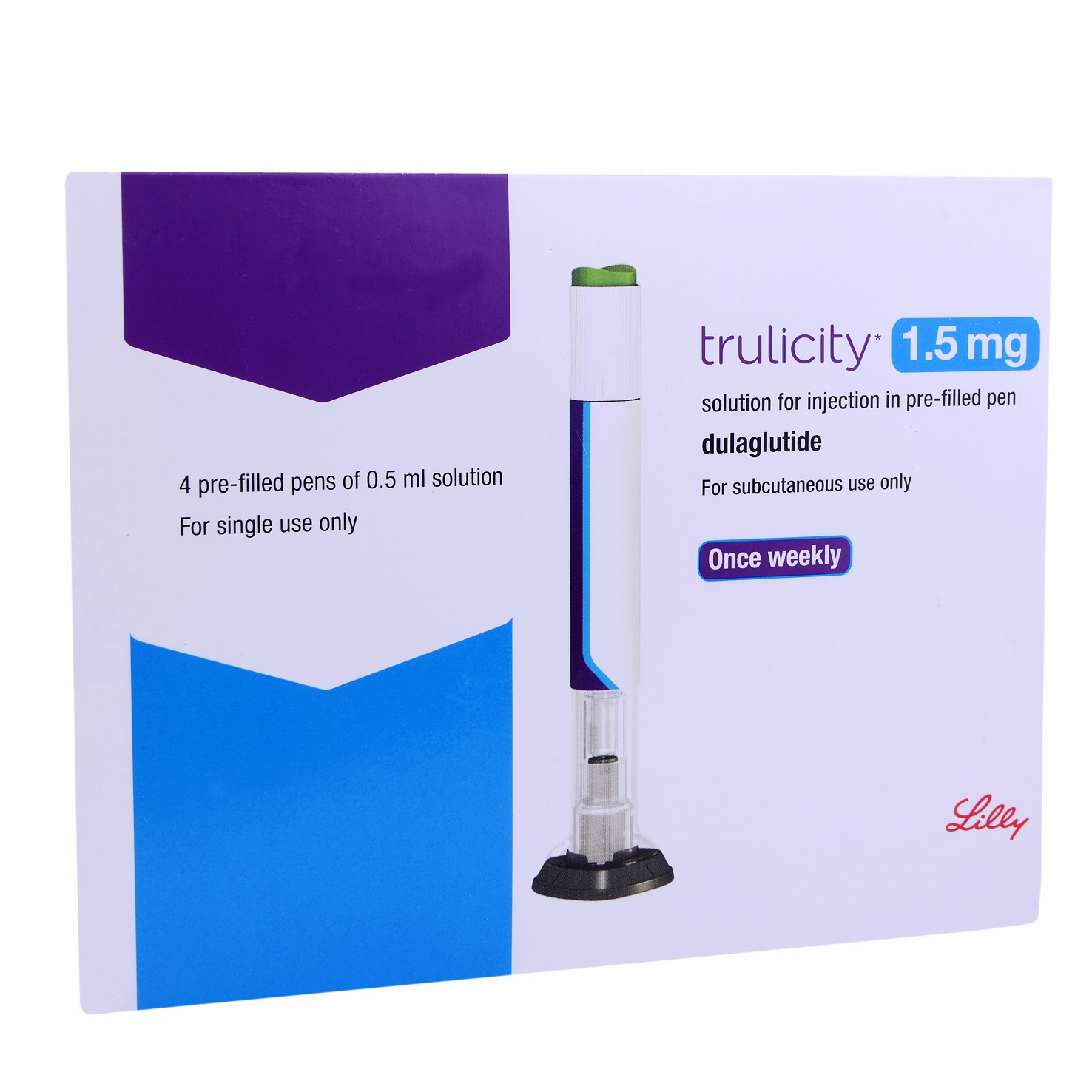 Trulicity 1.5Mg/0.5ml Subcutanous 4 Prefilled Pen (Refrigerated)