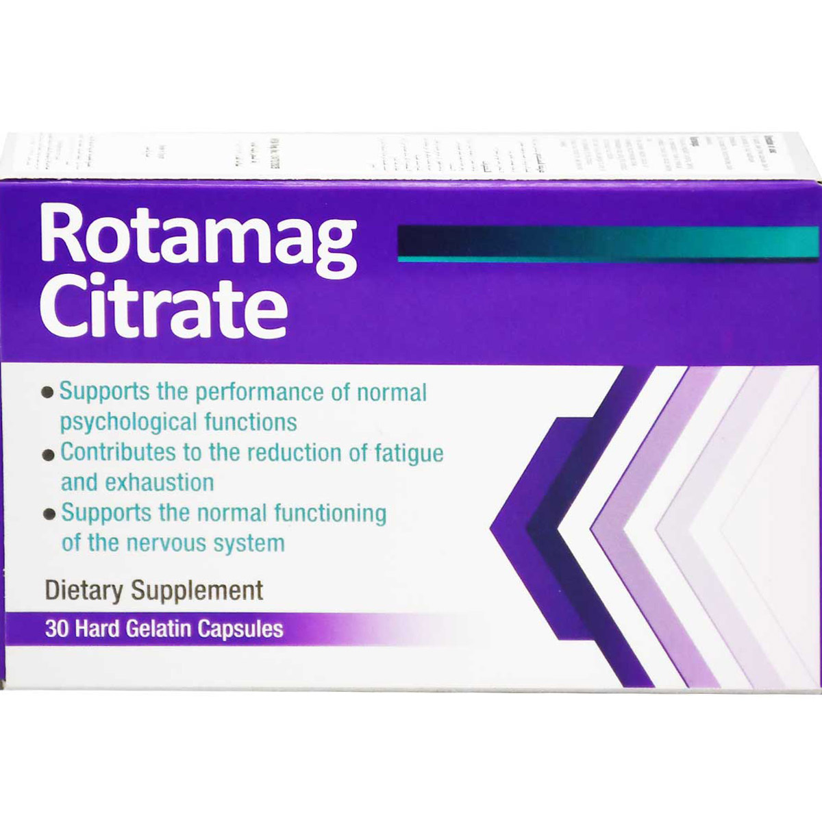 Rotamag Citrate 30 Hard Gelatin Capsules