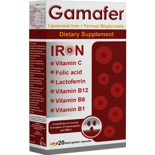 Gamafer 20 Hard Gelatin Capsules