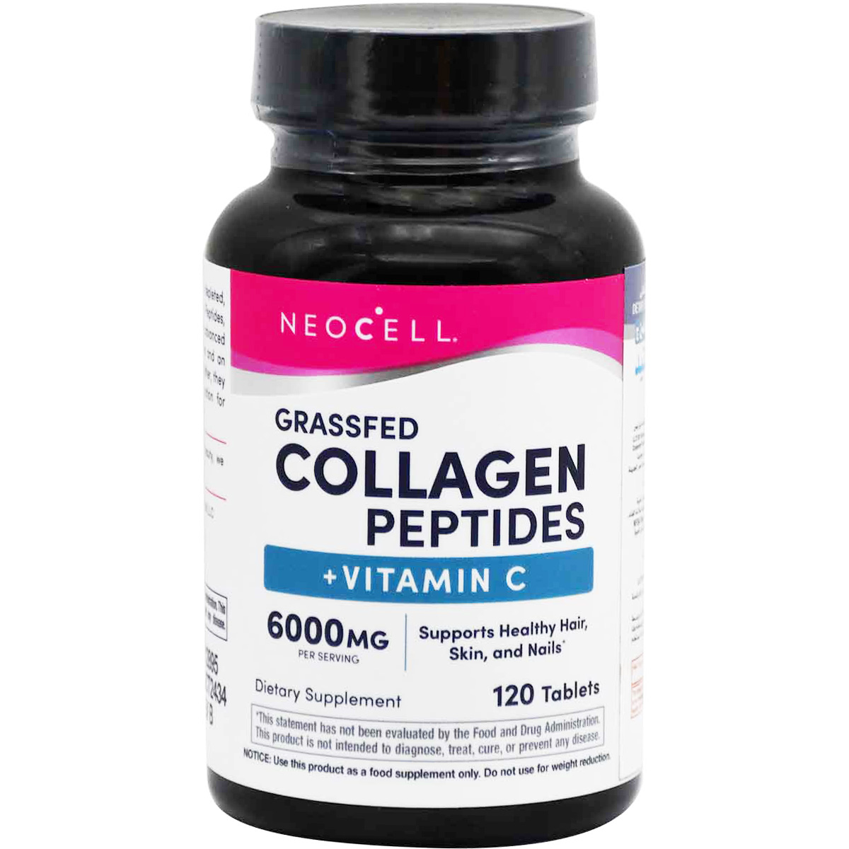 Neocell Collagen Peptides + Vitamin C 120 Tablets
