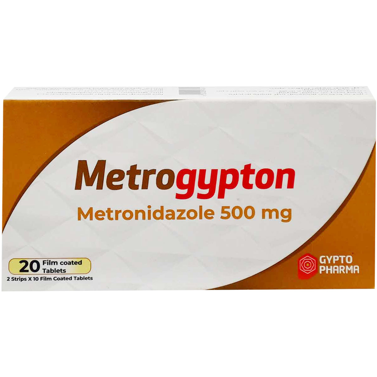 Metrogypton 500 mg 20 Film Coated Tablets
