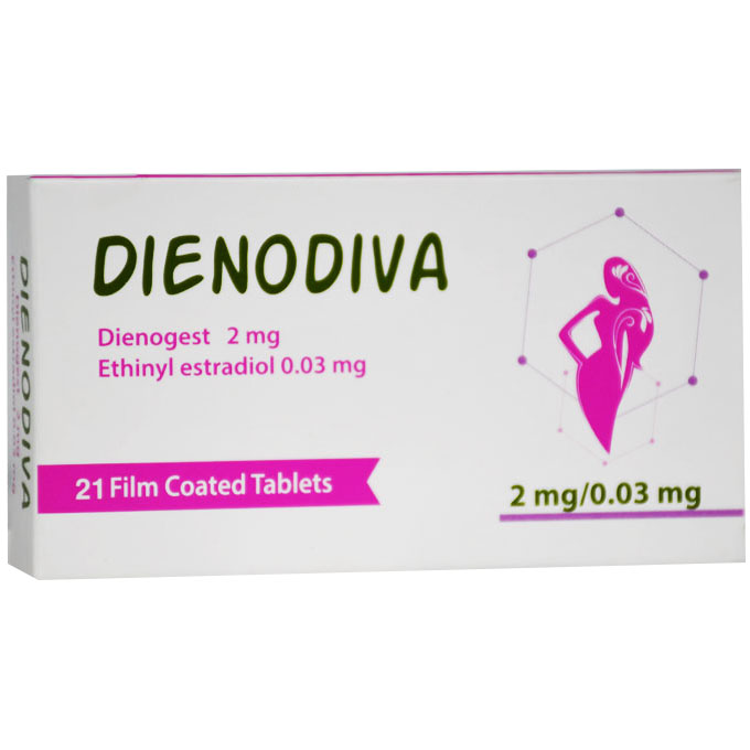 Dienodiva (2mg+0.03mg) 21 Film Coated Tablets